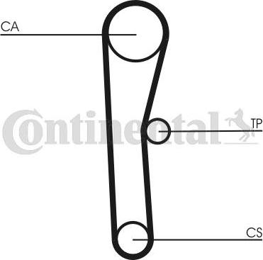 CONTITECH CT 536 - Zobsiksna adetalas.lv