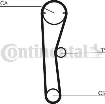 CONTITECH CT 669 - Zobsiksna adetalas.lv