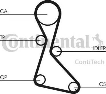 Continental CT684 - Zobsiksna adetalas.lv