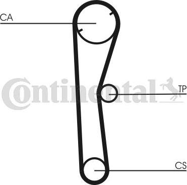 CONTITECH CT674 - Zobsiksna adetalas.lv