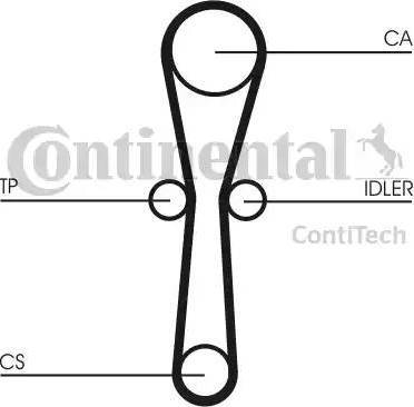 Continental CT 1041 - Zobsiksna adetalas.lv