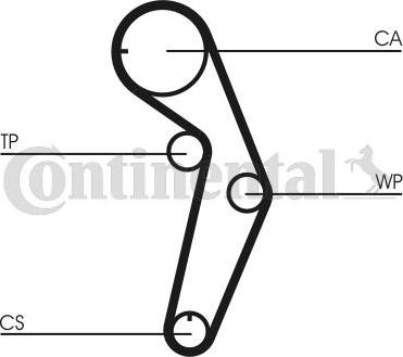 CONTITECH CT 1048 - Zobsiksna adetalas.lv