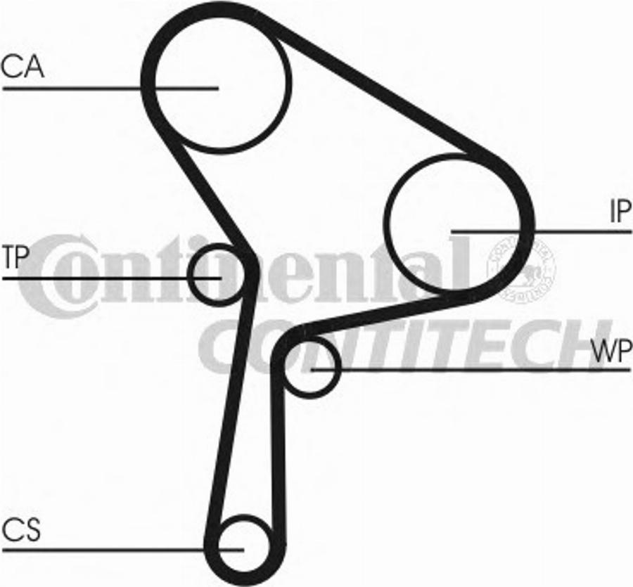 CONTITECH CT1025WP1 - --- adetalas.lv