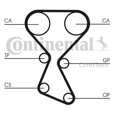 Continental CT1027 - Zobsiksna adetalas.lv