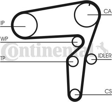 CONTITECH CT 1076 - Zobsiksna adetalas.lv