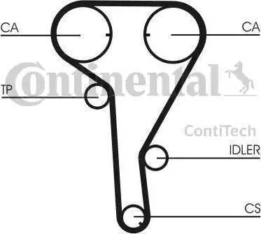 Continental CT1077 - Zobsiksna adetalas.lv