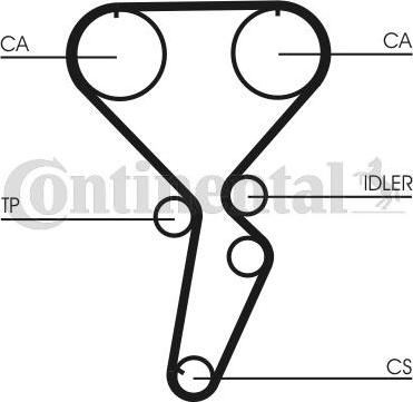 CONTITECH CT1116 - Zobsiksna adetalas.lv