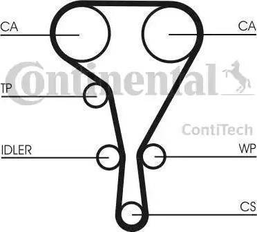 Continental CT874 - Zobsiksna adetalas.lv