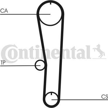 CONTITECH CT 1132 - Zobsiksna adetalas.lv