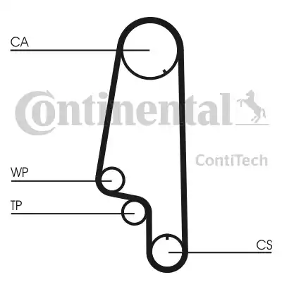 Continental CT846K1 - Zobsiksnas komplekts adetalas.lv