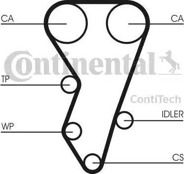 Continental CT864 - Zobsiksna adetalas.lv