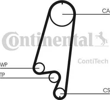 Continental CT866K1 - Zobsiksnas komplekts adetalas.lv