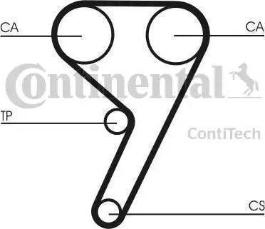 Continental CT 881 K3 - Zobsiksnas komplekts adetalas.lv