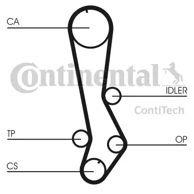 Continental CT876 - Zobsiksna adetalas.lv