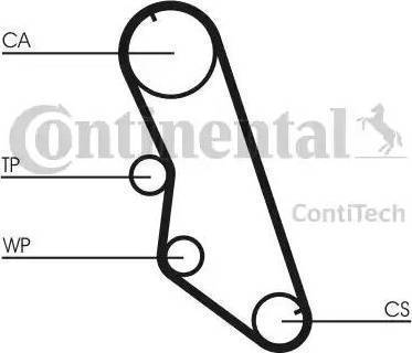 Continental CT754K1 - Zobsiksnas komplekts adetalas.lv