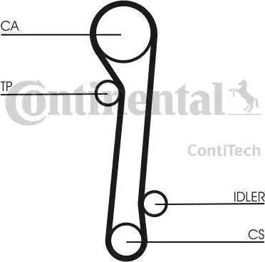 Continental CT781 - Zobsiksna adetalas.lv