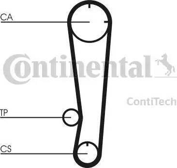 Continental CT738K2 - Zobsiksnas komplekts adetalas.lv