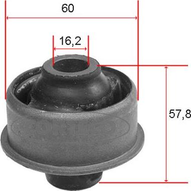 Corteco 21652805 - Piekare, Šķērssvira adetalas.lv