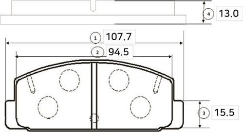 CTR GK0695 - Bremžu uzliku kompl., Disku bremzes adetalas.lv