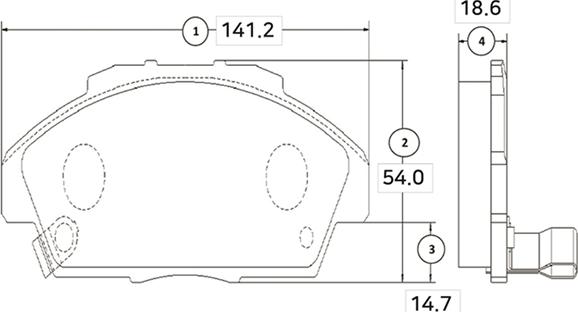 CTR GK0327 - Bremžu uzliku kompl., Disku bremzes adetalas.lv