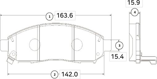 CTR GK0733 - Bremžu uzliku kompl., Disku bremzes adetalas.lv