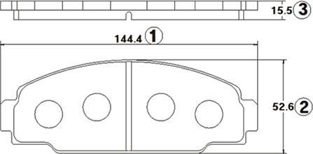 CTR GK1137 - Bremžu uzliku kompl., Disku bremzes adetalas.lv