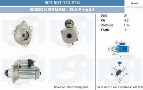 PSH 901.501.113.215 - Starteris adetalas.lv