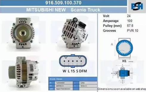 PSH 916.509.100.370 - Ģenerators adetalas.lv