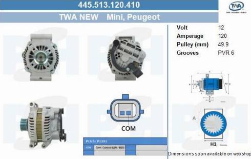 PSH 445.513.120.410 - Ģenerators adetalas.lv