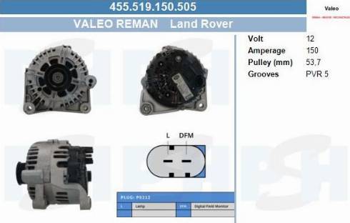 PSH 455.519.150.505 - Ģenerators adetalas.lv