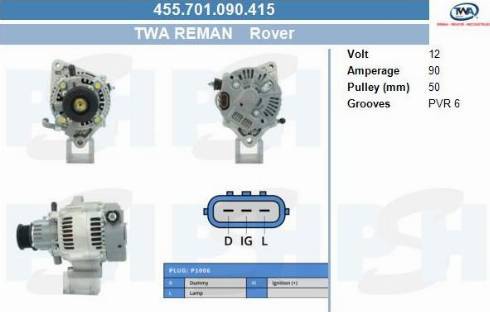 PSH 455.701.090.415 - Ģenerators adetalas.lv