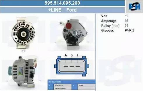 PSH 595.514.095.200 - Ģenerators adetalas.lv