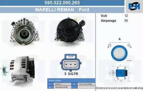 PSH 595.522.090.265 - Ģenerators adetalas.lv