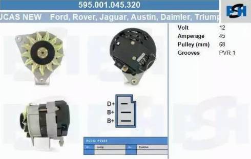 PSH 595.001.045.320 - Ģenerators adetalas.lv