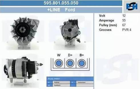 PSH 595.801.055.050 - Ģenerators adetalas.lv