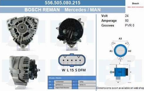 PSH 556.505.080.215 - Ģenerators adetalas.lv