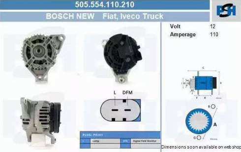 PSH 505.554.110.210 - Ģenerators adetalas.lv