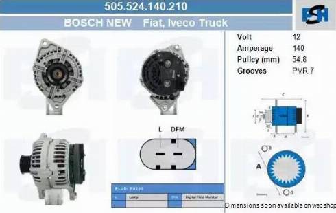 PSH 505.524.140.210 - Ģenerators adetalas.lv