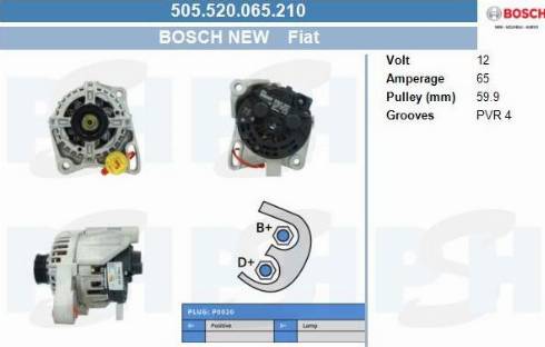 PSH 505.520.065.210 - Ģenerators adetalas.lv