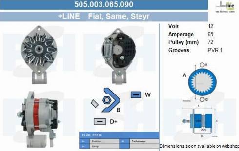 PSH 505.003.065.090 - Ģenerators adetalas.lv