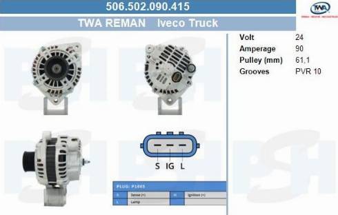 PSH 506.502.090.415 - Ģenerators adetalas.lv