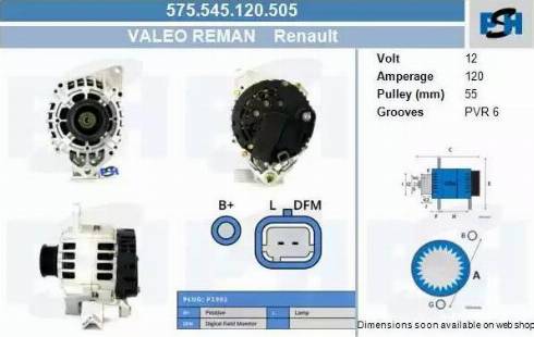 PSH 575.545.120.505 - Ģenerators adetalas.lv