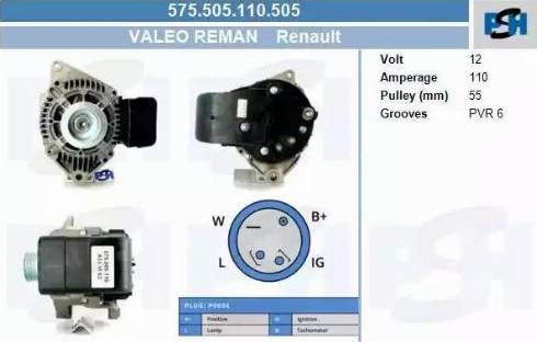 PSH 575.505.110.505 - Ģenerators adetalas.lv