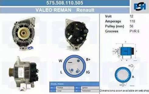 PSH 575.508.110.505 - Ģenerators adetalas.lv