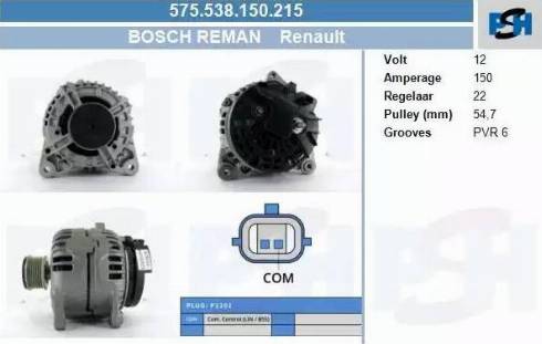 PSH 575.538.150.215 - Ģenerators adetalas.lv