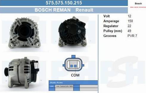 PSH 575.575.150.215 - Ģenerators adetalas.lv