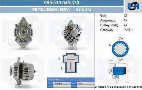 PSH 695.510.045.370 - Ģenerators adetalas.lv