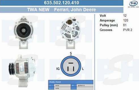 PSH 635.502.120.410 - Ģenerators adetalas.lv