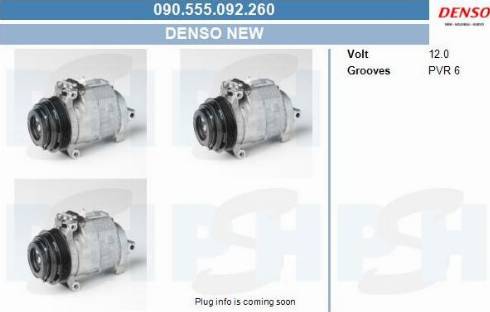 PSH 090.555.092.260 - Kompresors, Gaisa kond. sistēma adetalas.lv