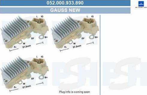 PSH 052.000.933.890 - Ģeneratora sprieguma regulators adetalas.lv